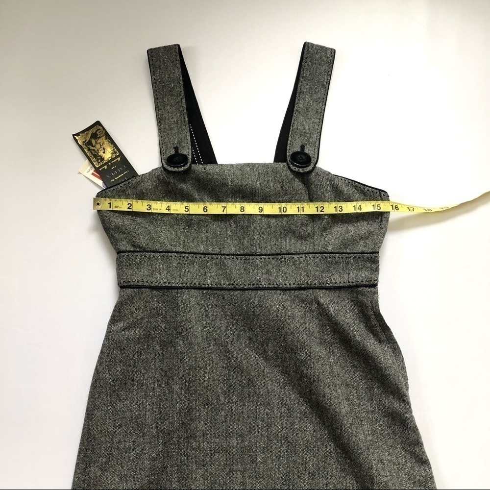 TALULA Aritzia Tweed Overall Jumper Wool Blend Dress size 2 - Picture 4 of 11